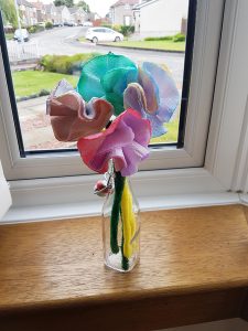 Whizz Pop Bang chromatography flowers