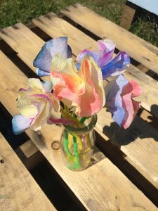 Whizz Pop Bang chromatography flowers