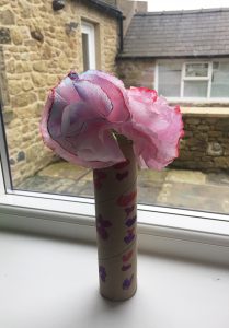 Whizz Pop Bang chromatography flowers