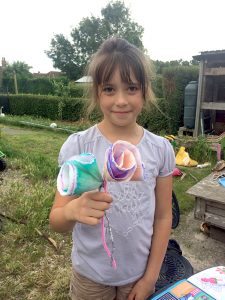 Whizz Pop Bang chromatography flowers