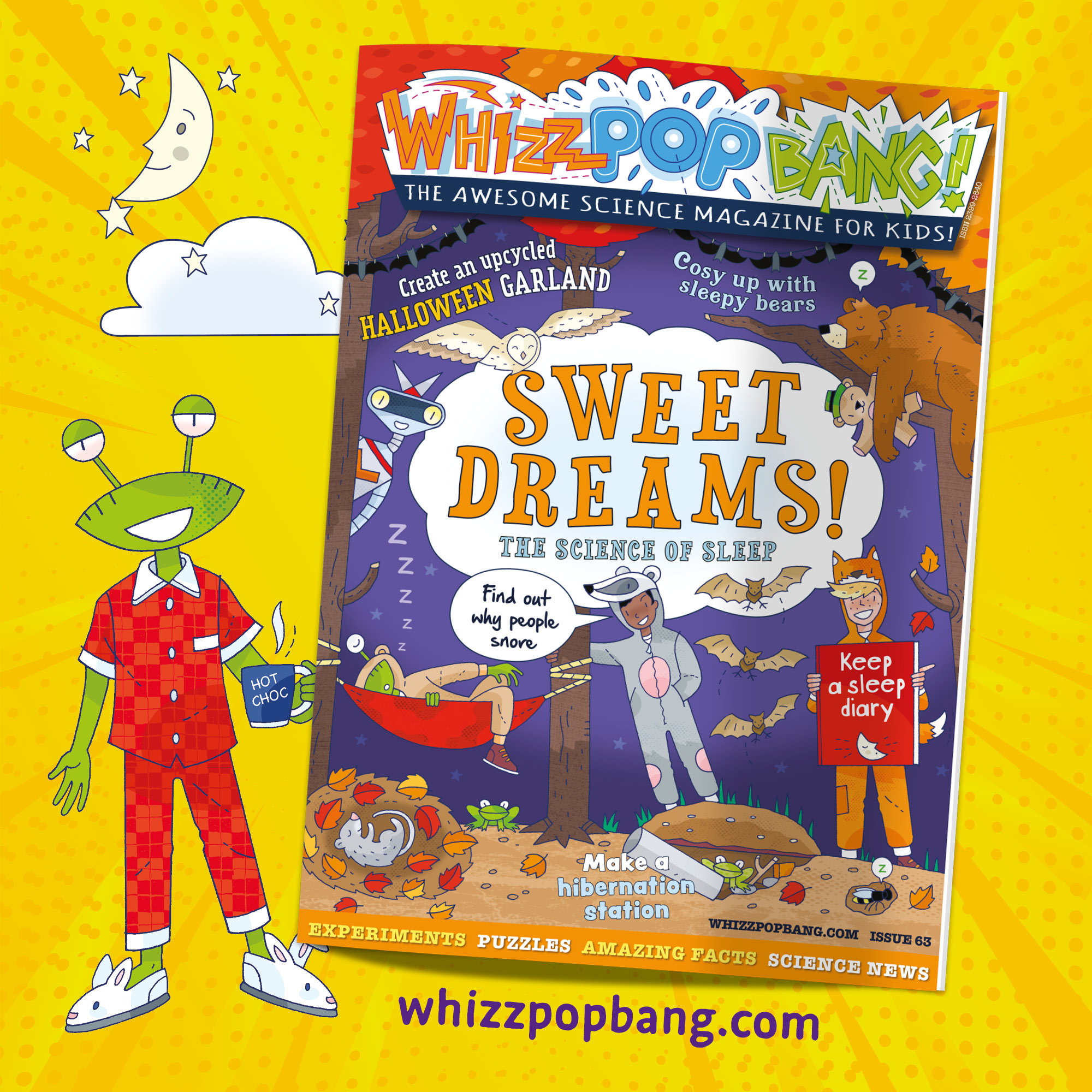 Whizz Pop Bang: Sweet Dreams issue is all about the science of sleep