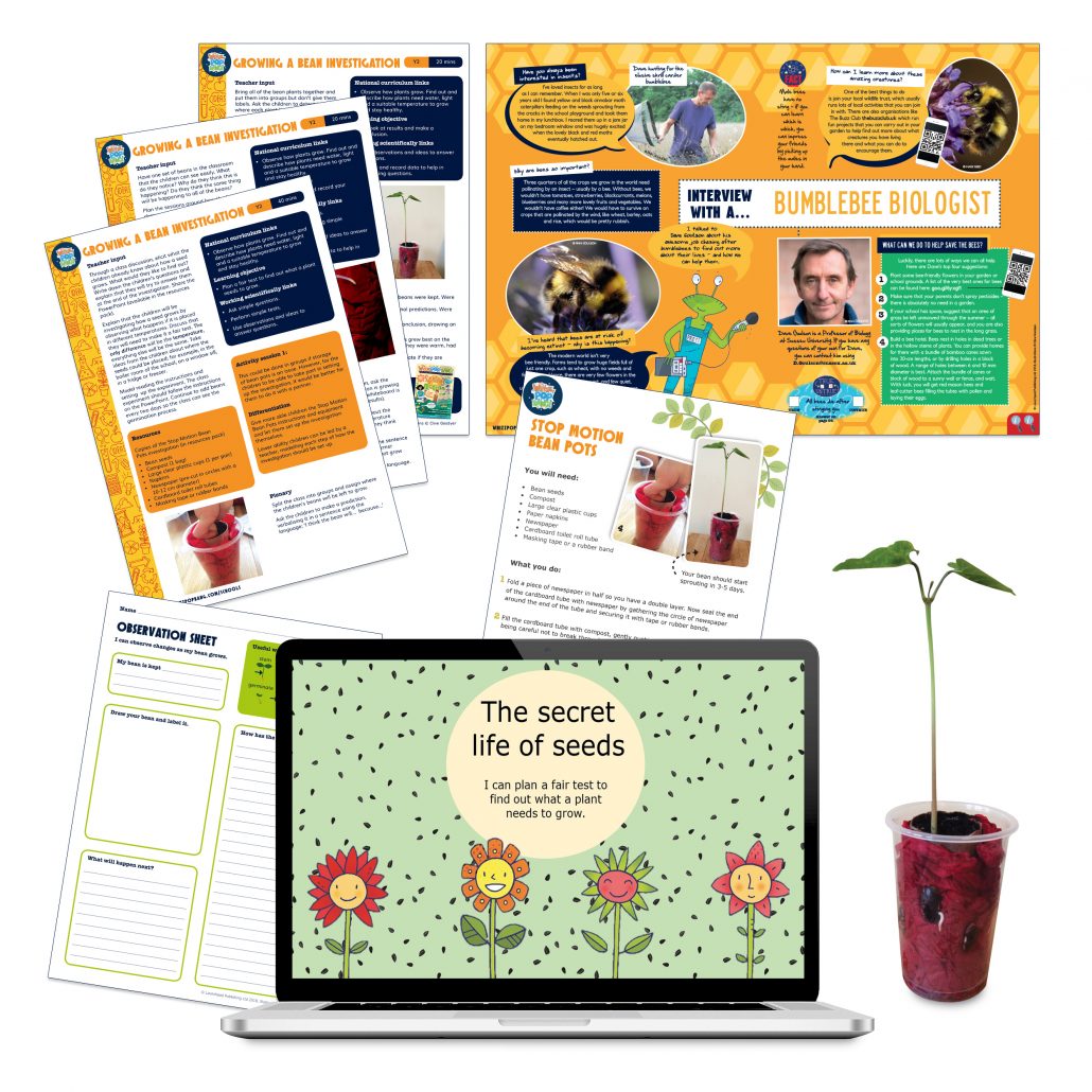 Lesson pack for teaching plants to KS1 and KS2. 