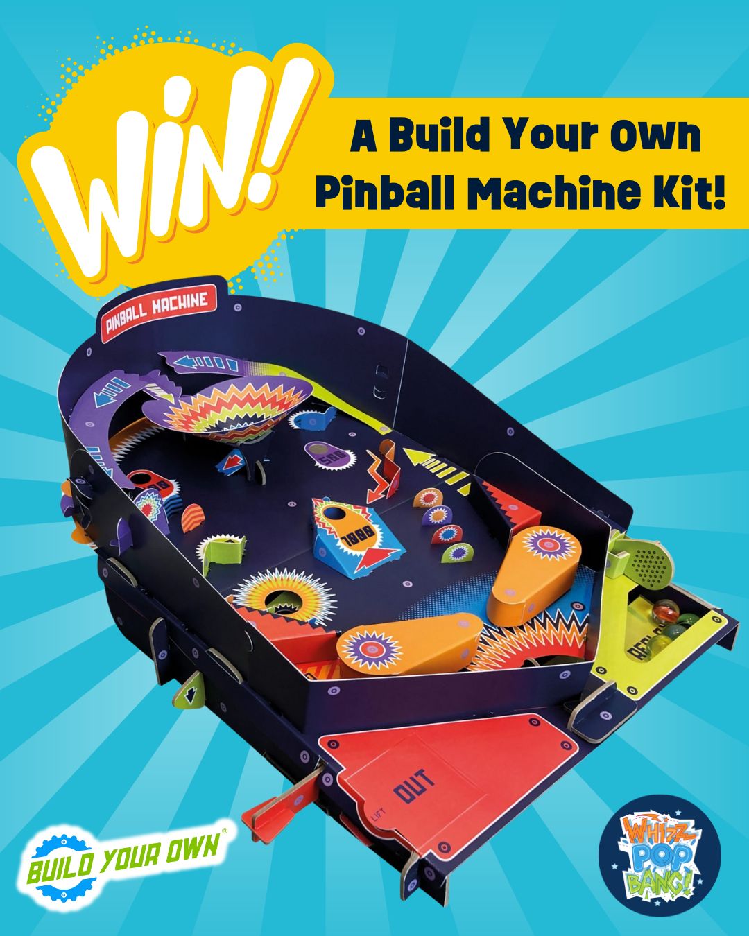 Win a Build Your Own Pinball Machine kit!