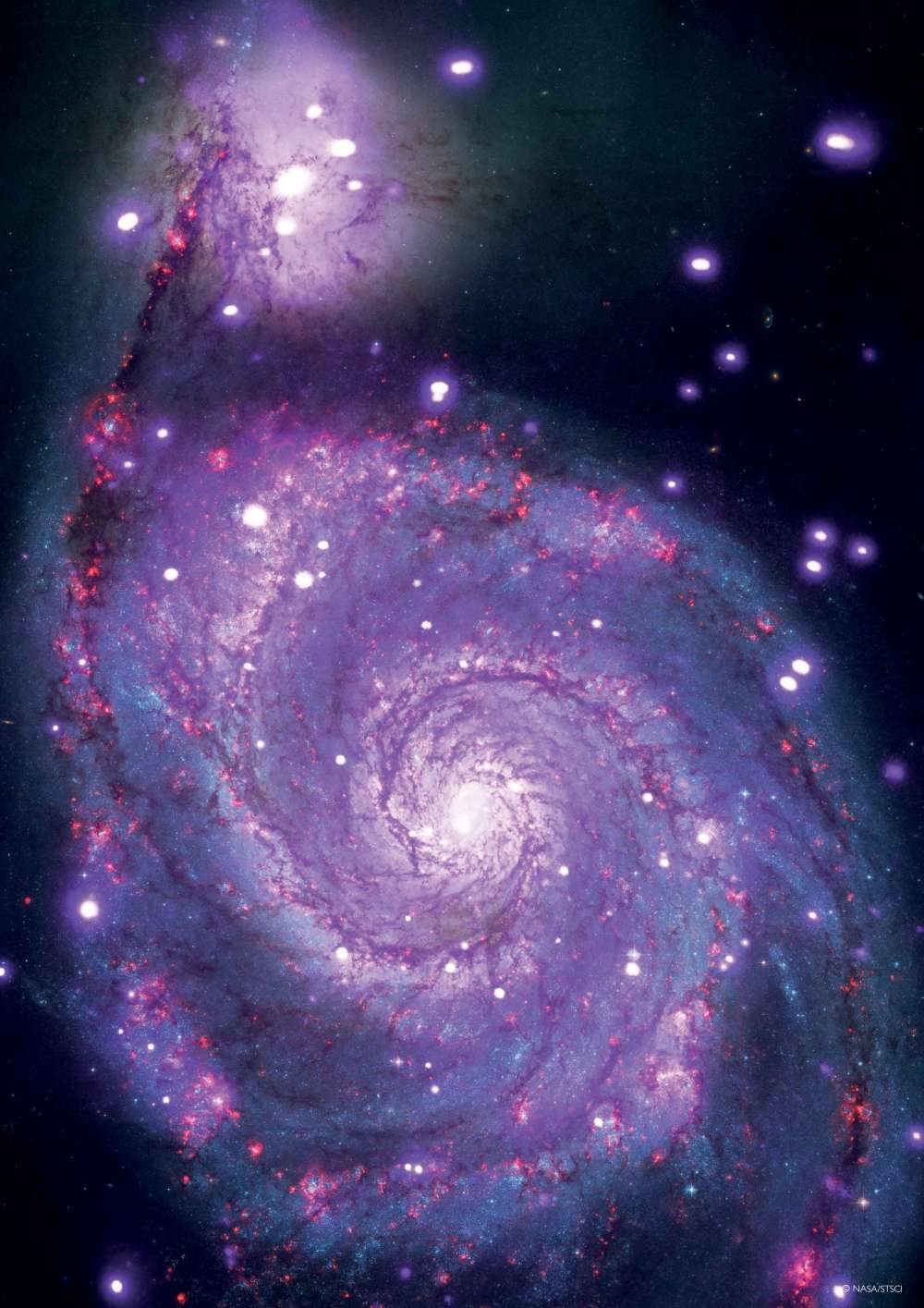 Space: the Whirlpool Galaxy 