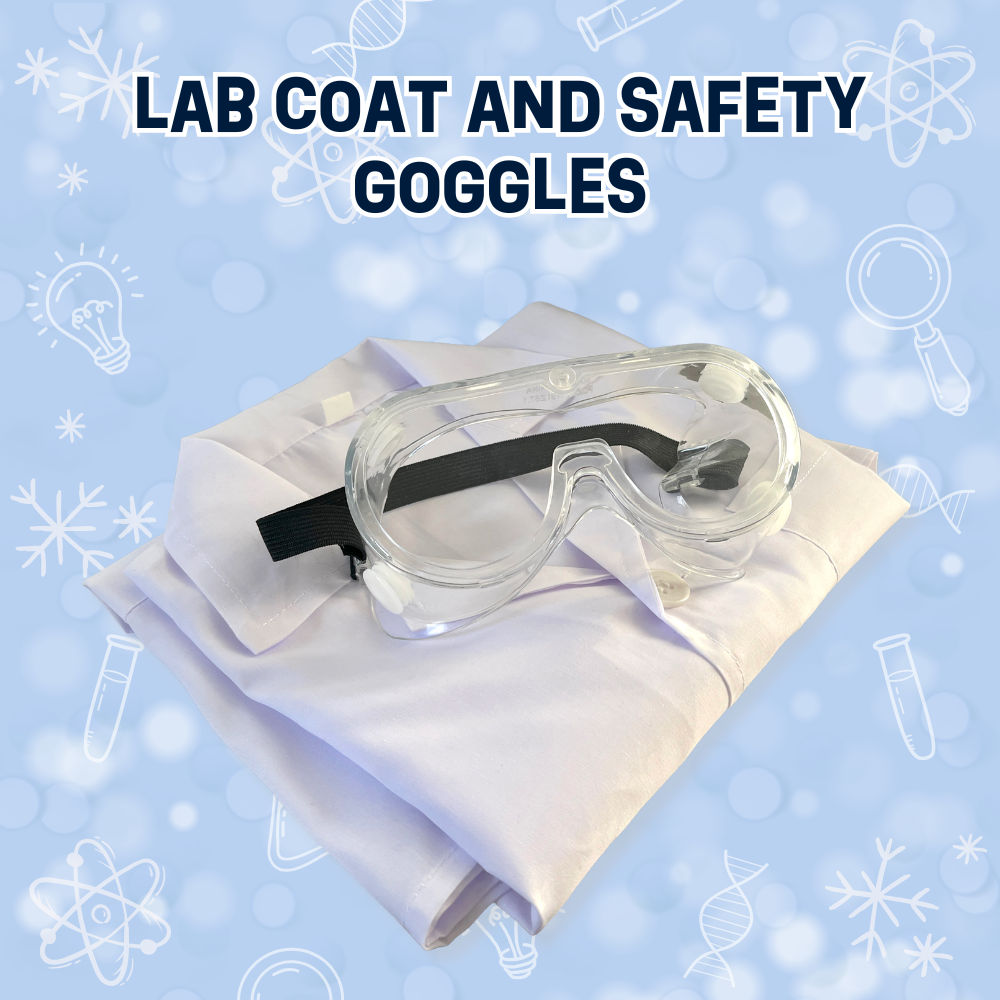 Lab Coat and Safety Goggles image 1