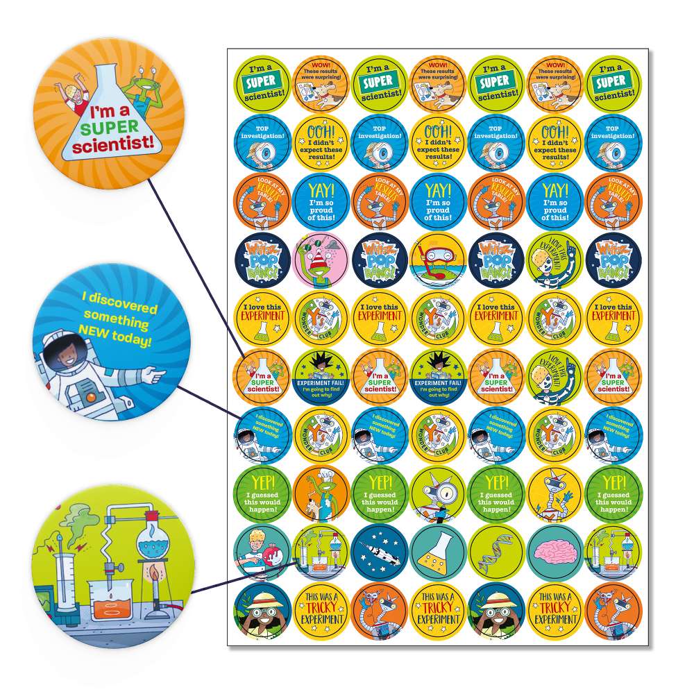 Science Scrapbook and Stickers image 5