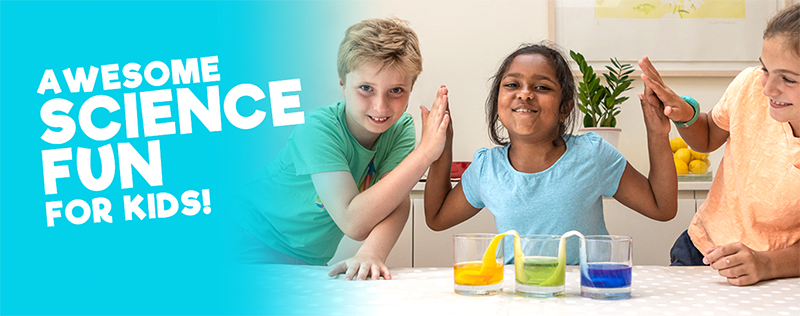 kids doing science experiment with water