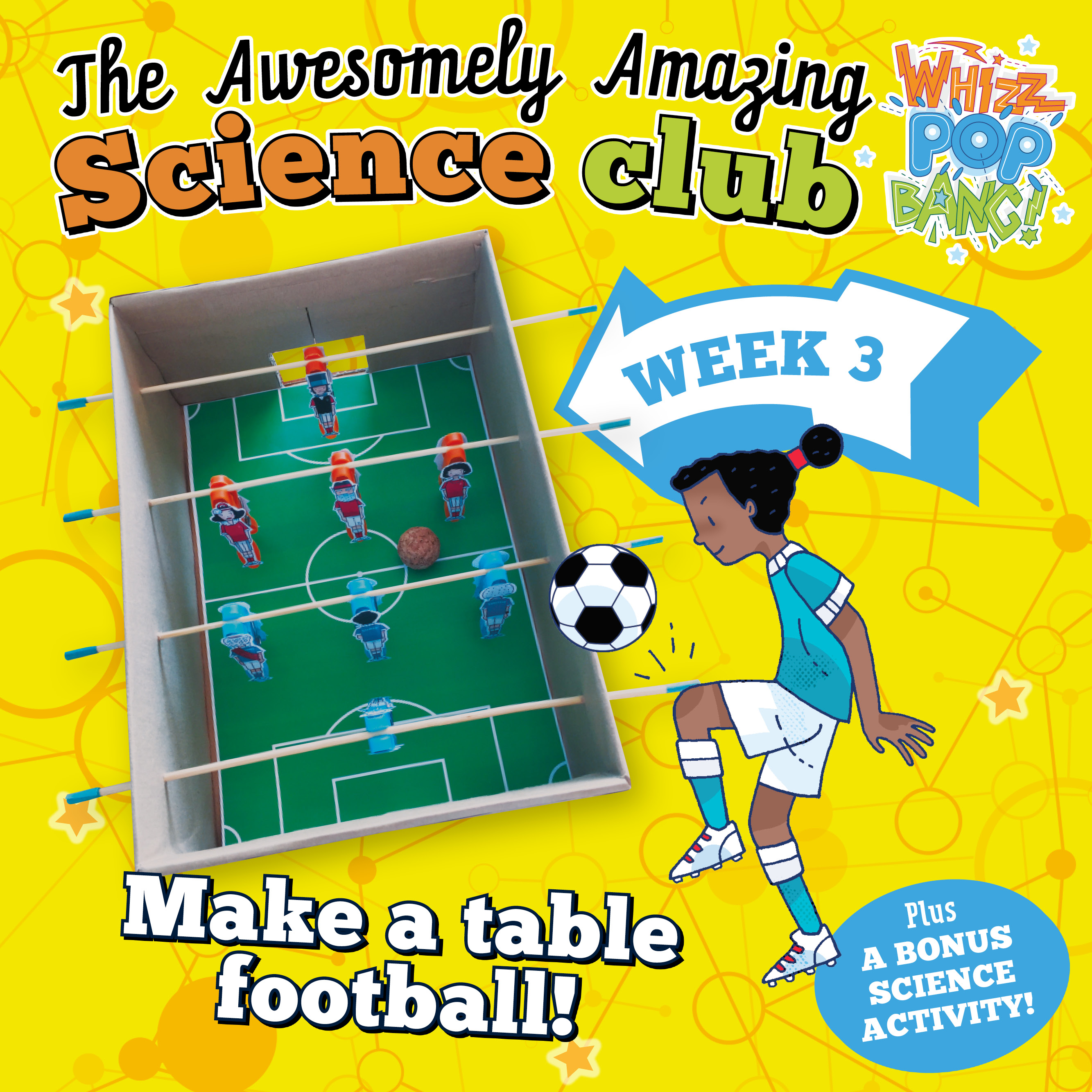 Science club - table football craft activity
