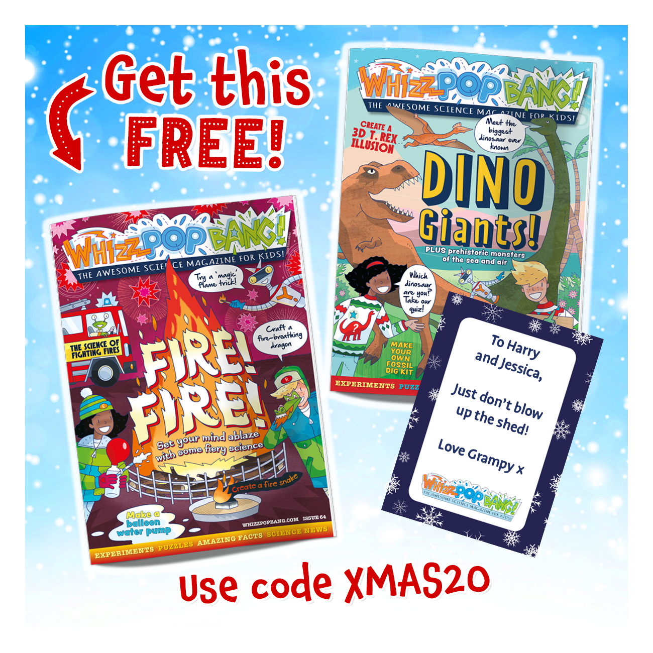 Free science magazine and gift card