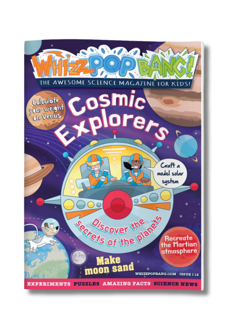 Whizz Pop Bang science magazine cover